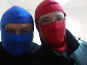 Einbrecher mit Maske